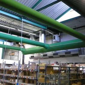 Airconditioningsysteem bouwmarkt 