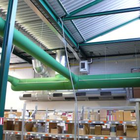 Airconditioningsysteem loods